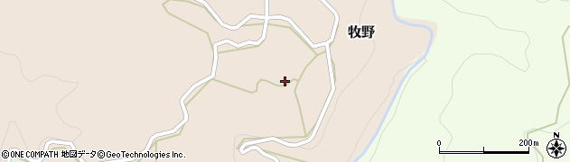 熊本県上益城郡山都町牧野1852周辺の地図