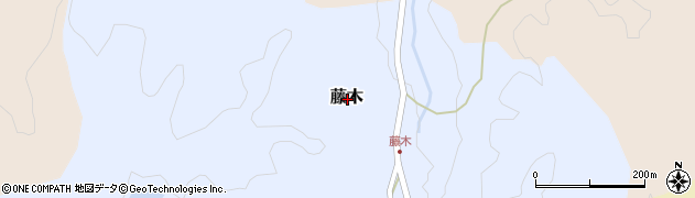 熊本県上益城郡山都町藤木周辺の地図
