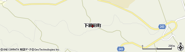 熊本県宇土市下網田町周辺の地図