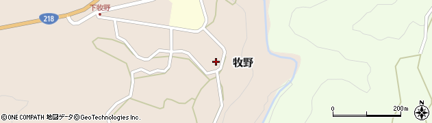 熊本県上益城郡山都町牧野1790周辺の地図