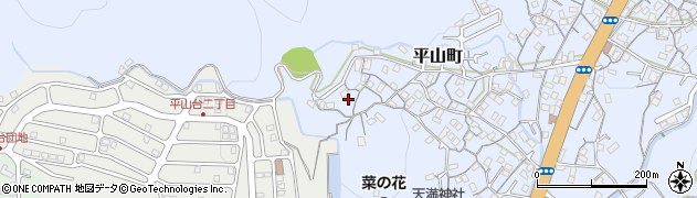 長崎県長崎市平山町371周辺の地図