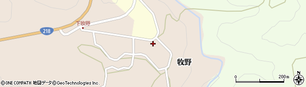 熊本県上益城郡山都町牧野1786周辺の地図
