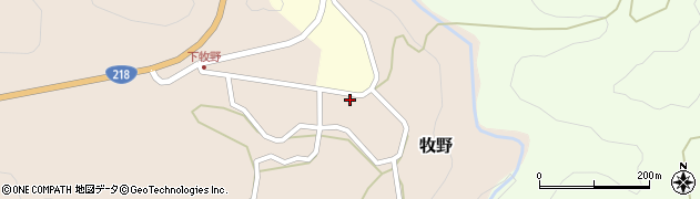 熊本県上益城郡山都町牧野104周辺の地図