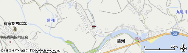 長崎県南島原市有家町蒲河475周辺の地図