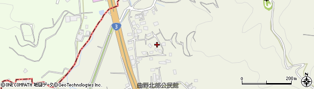 熊本県宇城市松橋町曲野518周辺の地図