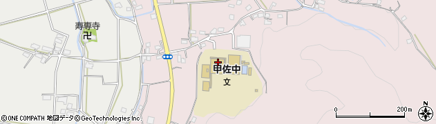 熊本県上益城郡甲佐町中横田300周辺の地図