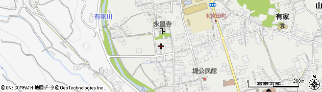 長崎県南島原市有家町（久保）周辺の地図
