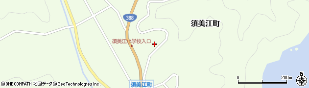 宮崎県延岡市須美江町周辺の地図