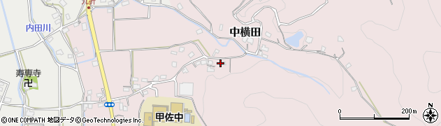 熊本県上益城郡甲佐町中横田636周辺の地図