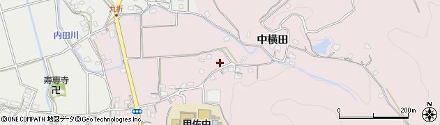 熊本県上益城郡甲佐町中横田438周辺の地図