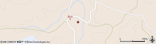 熊本県山都町（上益城郡）勢井周辺の地図