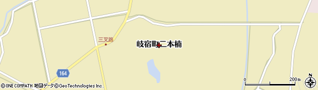 長崎県五島市岐宿町二本楠周辺の地図