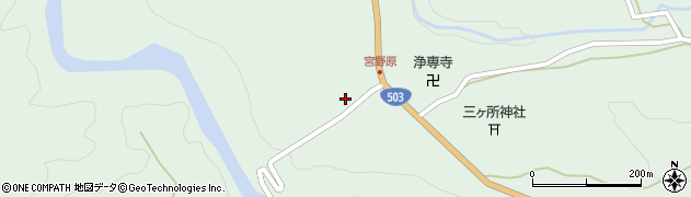 宮崎県西臼杵郡五ヶ瀬町三ヶ所8511周辺の地図