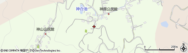 熊本県宇土市神合町周辺の地図
