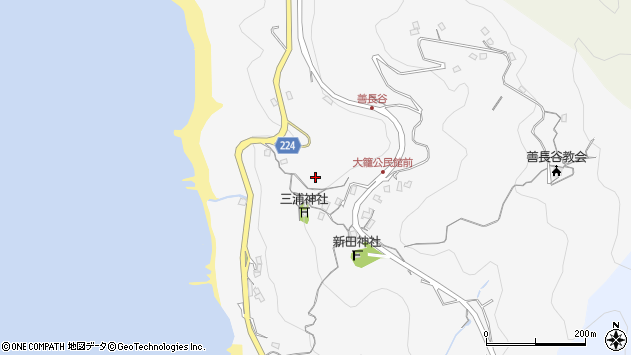 〒851-0302 長崎県長崎市大籠町の地図