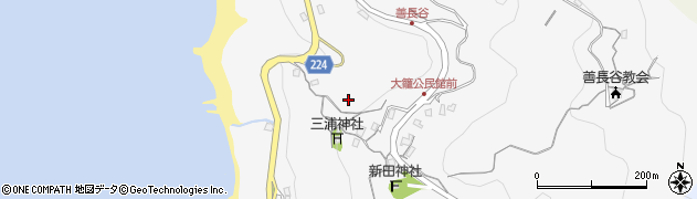 長崎県長崎市大籠町周辺の地図