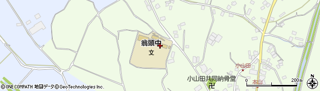 五島市立翁頭中学校周辺の地図