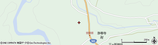宮崎県西臼杵郡五ヶ瀬町三ヶ所8663周辺の地図