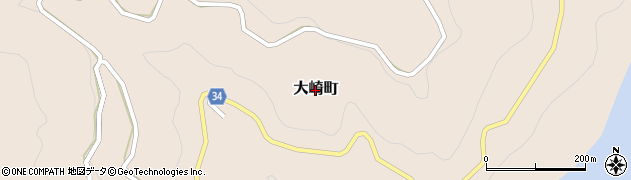 長崎県長崎市大崎町周辺の地図