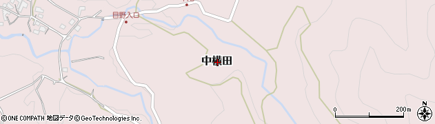 熊本県上益城郡甲佐町中横田周辺の地図