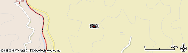 熊本県山都町（上益城郡）葛原周辺の地図