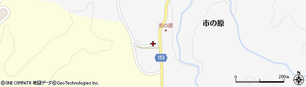 熊本県上益城郡山都町市の原254周辺の地図