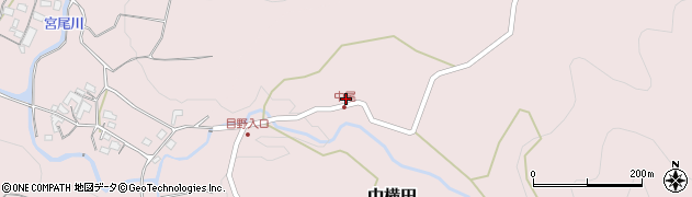 熊本県上益城郡甲佐町中横田1860周辺の地図