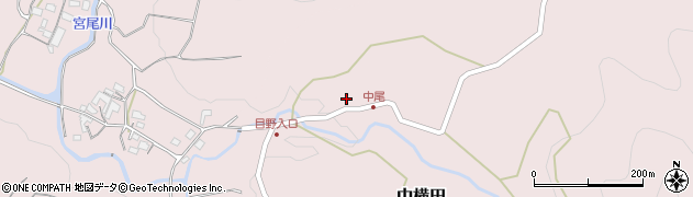 熊本県上益城郡甲佐町中横田1863周辺の地図