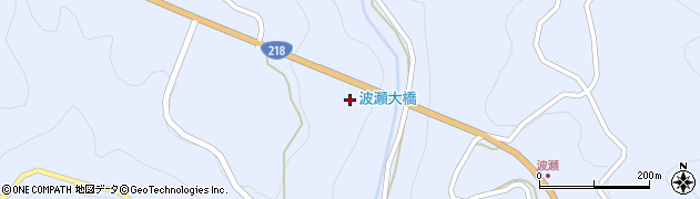波瀬大橋周辺の地図