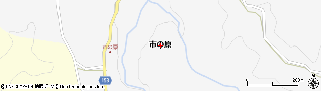 熊本県上益城郡山都町市の原周辺の地図