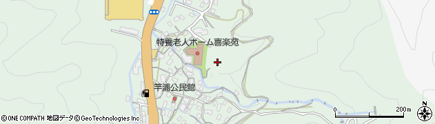 長崎県長崎市竿浦町周辺の地図