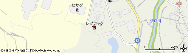 ホクティ株式会社　熊本テクニカルセンター周辺の地図