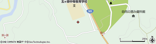 宮崎県西臼杵郡五ヶ瀬町三ヶ所9468周辺の地図