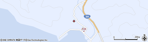 長崎県五島市玉之浦町丹奈周辺の地図