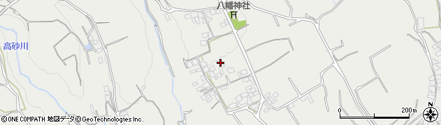 長崎県南島原市有家町（大苑）周辺の地図