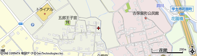 熊本県宇土市善道寺町624周辺の地図
