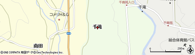 熊本県上益城郡山都町千滝周辺の地図