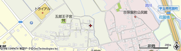 熊本県宇土市善道寺町625周辺の地図