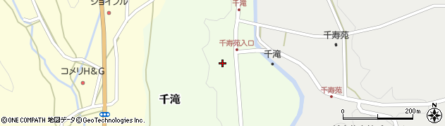 熊本県上益城郡山都町千滝9周辺の地図