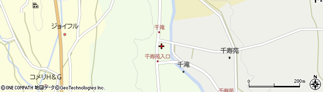熊本県上益城郡山都町千滝118周辺の地図