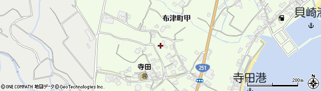 長崎県南島原市布津町甲周辺の地図