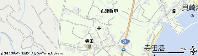 長崎県南島原市布津町（甲）周辺の地図