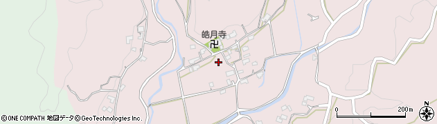 熊本県上益城郡甲佐町上早川周辺の地図
