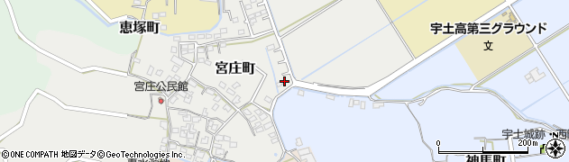 熊本県宇土市宮庄町73周辺の地図