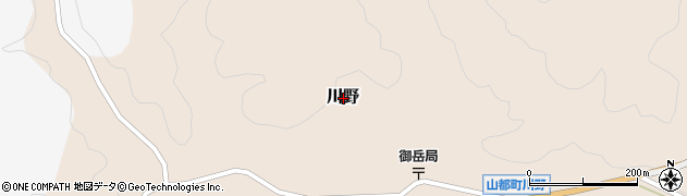 熊本県上益城郡山都町川野周辺の地図