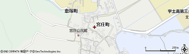 熊本県宇土市宮庄町107周辺の地図