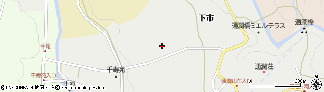 熊本県山都町（上益城郡）下市周辺の地図