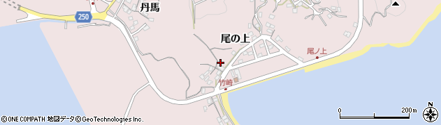 長崎県長崎市香焼町尾の上周辺の地図
