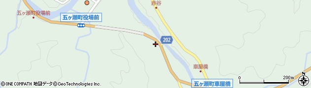 宮崎県西臼杵郡五ヶ瀬町三ヶ所2129周辺の地図