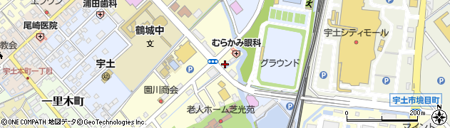 メガネのヨネザワ宇土店周辺の地図